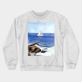 Sailing in Maine 2 Crewneck Sweatshirt